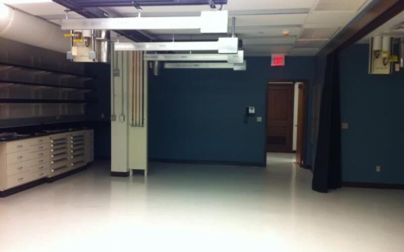 The main lab space before moving in.